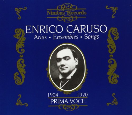 CD cover featuring a portrait of opera singer Enrico Caruso in an oval frame.