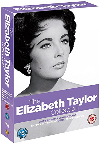 Purple DVD box set featuring a black and white portrait of Elizabeth Taylor.