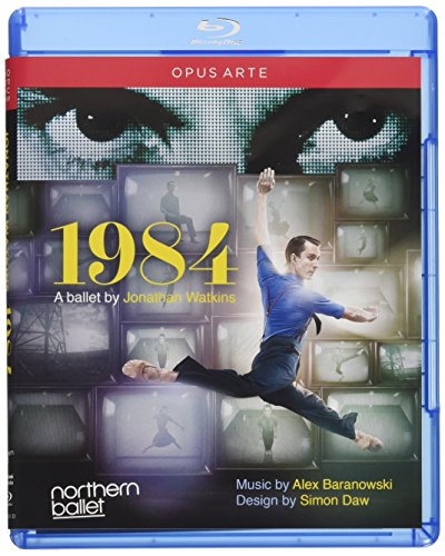 Blue-ray case with cover art featuring a male dancer leaping amidst multiple TV screens.