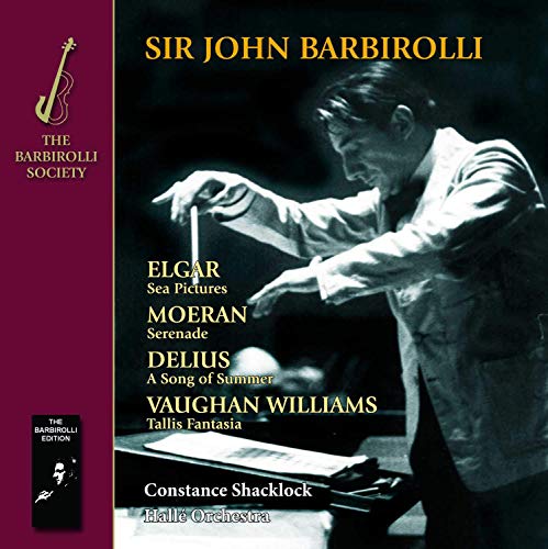 CD cover with conductor Sir John Barbirolli and musical composition titles.