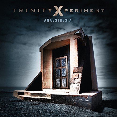 Album cover for Trinity Xperiment’s “Anaesthesia” featuring a dilapidated doorway.