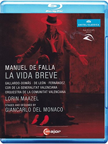 Blue-ray case cover featuring a dancer in flamenco pose with red-toned background and white text.