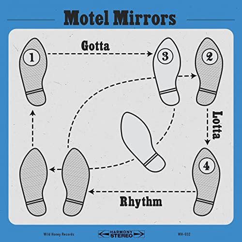 Album cover for "Gotta Lotta Rhythm" featuring illustrated dancing shoes.