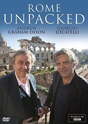 DVD cover featuring two men standing in front of Roman ruins.