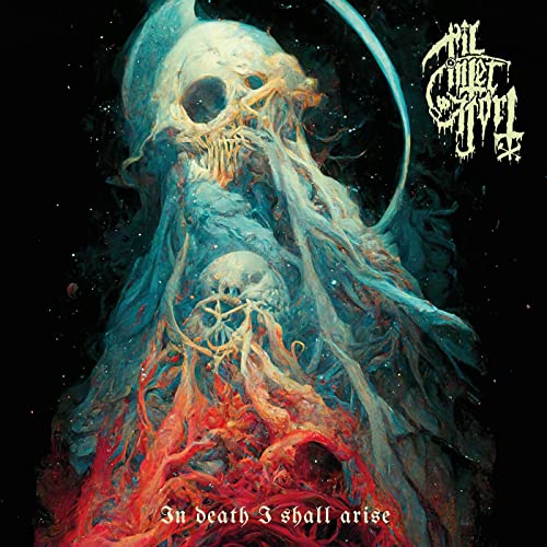 CD cover with a spectral skull and fiery, swirling textures.