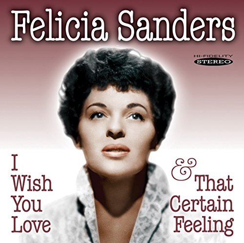 Album cover with a woman's portrait and red and white text.