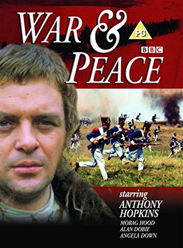 DVD cover for the BBC production of War and Peace featuring Anthony Hopkins.
