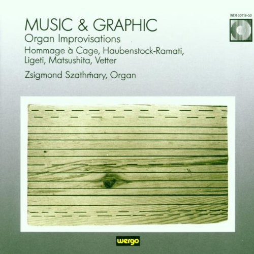 A CD cover featuring a wood grain image and text "MUSIC & GRAPHIC".