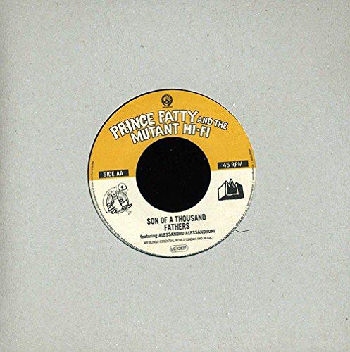Vinyl record sleeve with a split yellow and white record, displaying the title.