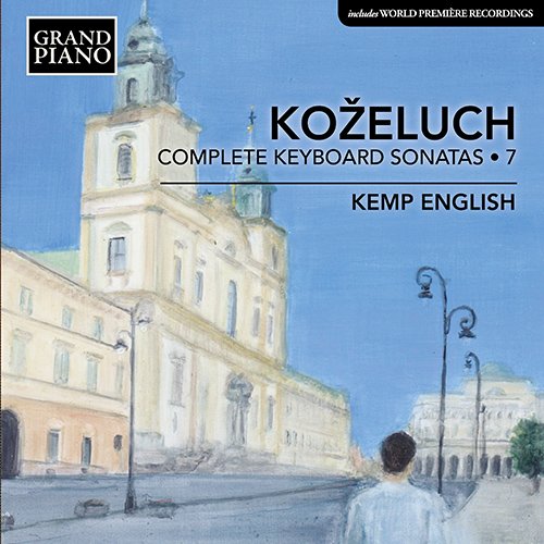 "CD cover featuring a man viewing a large building with a tower."