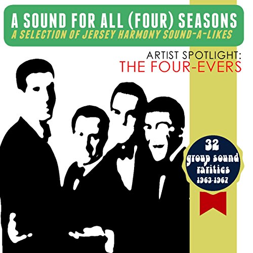 "CD cover featuring silhouettes of four men and text describing the compilation album."