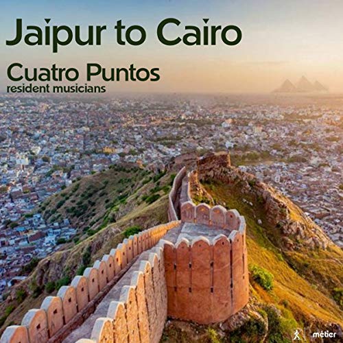 "Album cover featuring a fortified wall overlooking a cityscape with pyramids in the distance."