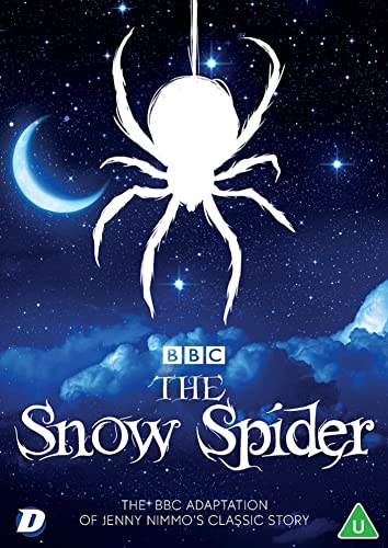 DVD cover for “The Snow Spider” featuring a white spider and crescent moon.
