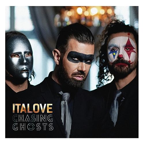 Italove album cover: three men with face paint and masks.