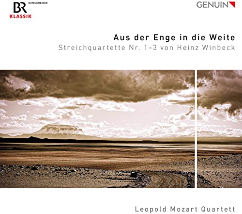 CD cover: Dramatic landscape with text "Leopold Mozart Quartett.