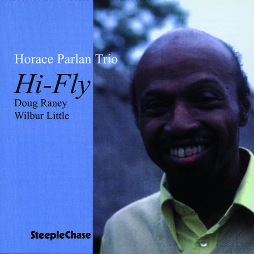 CD cover for Horace Parlan Trio’s “Hi-Fly” featuring a smiling man.