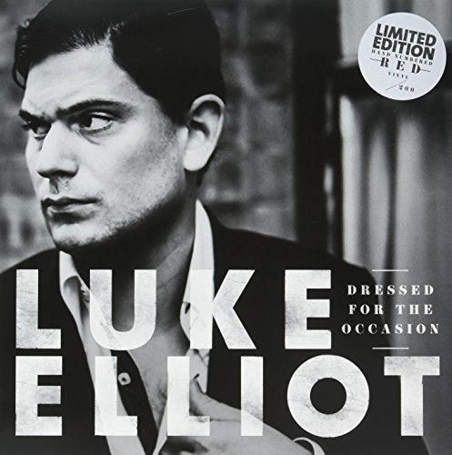 Black and white portrait of Luke Elliot with album title overlay.