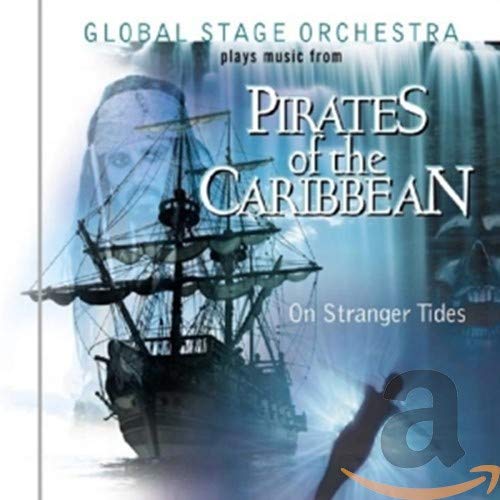 CD cover for “Pirates of the Caribbean” soundtrack, featuring a ship.