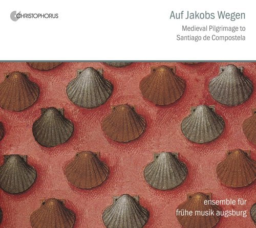 Album cover with scallop shells on red background and white header text.