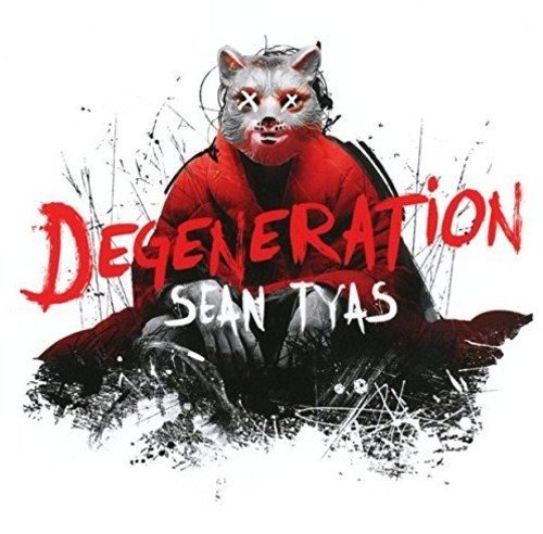 CD cover: person with animal head, red text, black splatters.