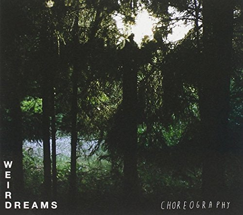 CD cover: dark forest scene with vertically stacked text "Weird Dreams".