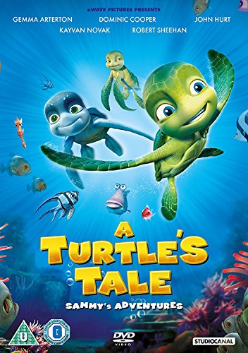DVD cover for "Sammy's Adventures: Turtle's Tale 2d" featuring animated turtles.