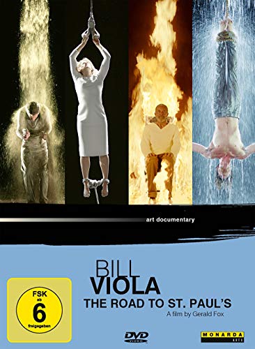 DVD cover for Bill Viola’s “The Road to St. Paul’s” featuring figures in dramatic scenes.