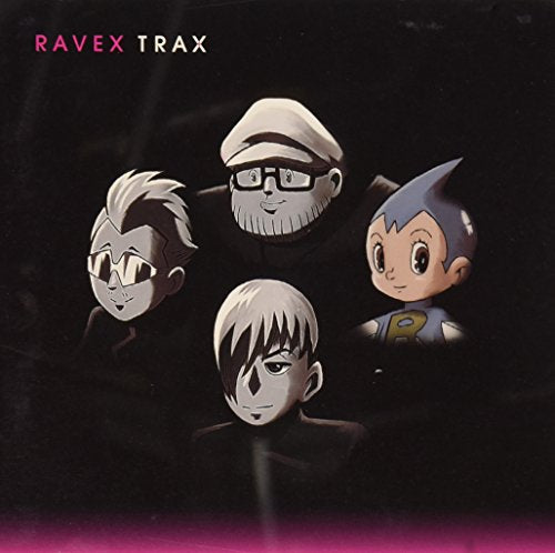 CD cover featuring four stylized anime-style characters against a dark background.
