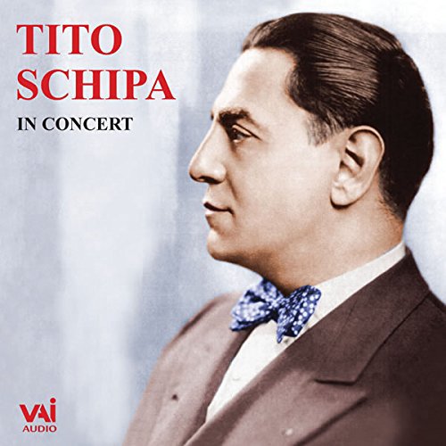 CD cover featuring a profile portrait of opera singer Tito Schipa.
