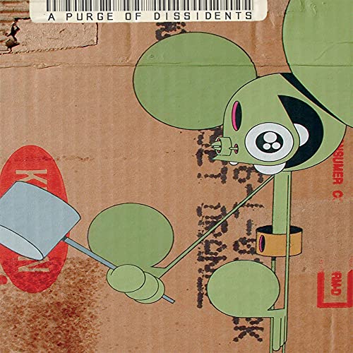 CD cover art featuring a cartoon Dalek with a fly swatter.