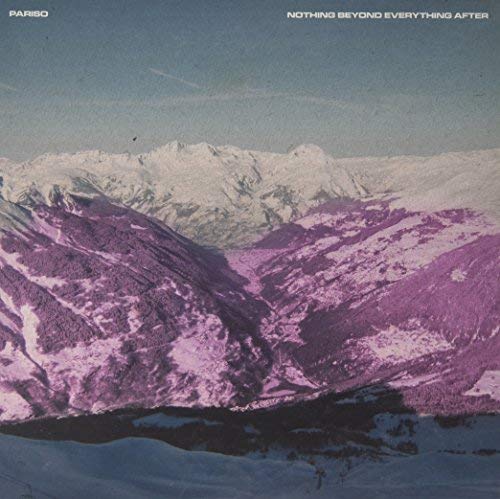 Vinyl album cover featuring a purple-toned mountain landscape with snowy peaks.