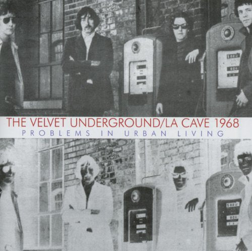 Black and white album cover for The Velvet Underground’s “La Cave 1968.”