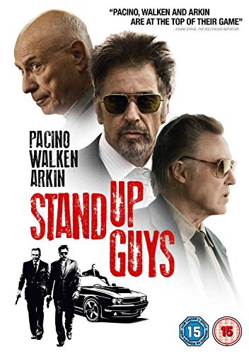 DVD cover for "Stand Up Guys" featuring Al Pacino, Robert De Niro, and Christopher Walken.