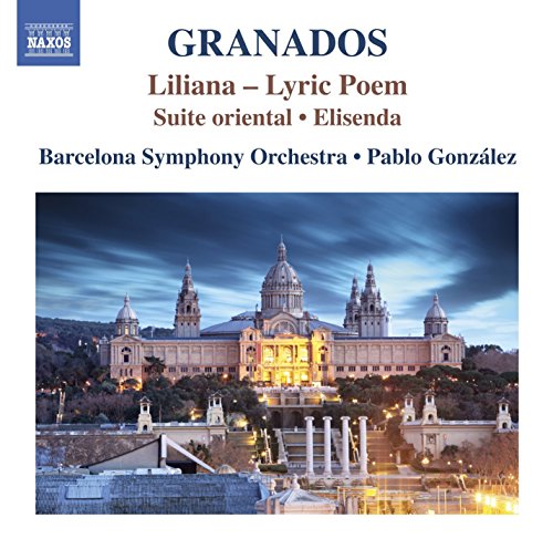 "Album cover featuring a large, ornate building at dusk with cloudy sky."