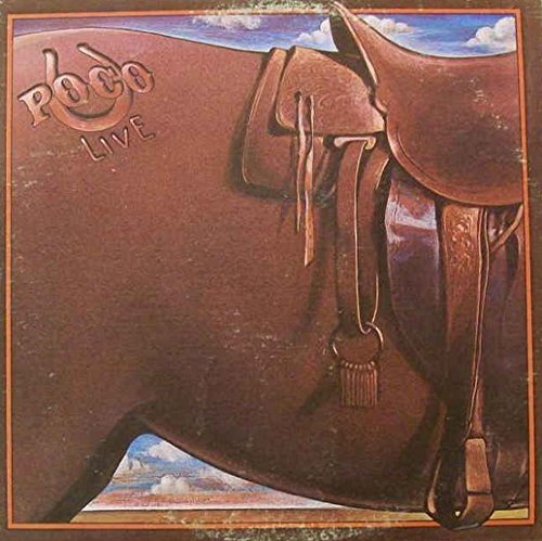 Album cover featuring a brown horse saddle against a blue sky with white clouds.