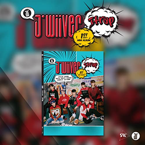 CD cover for Jwiiver’s “Jtrap” mini album featuring a group of six men.