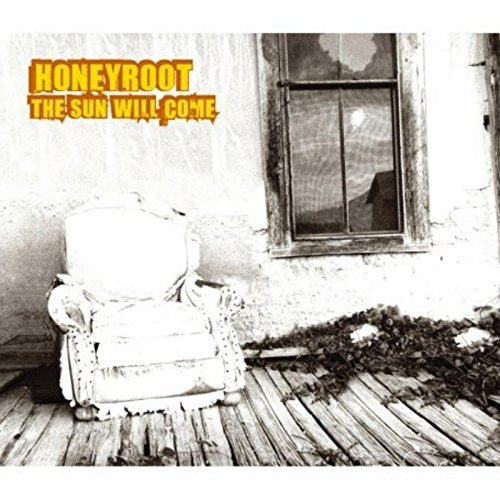 Album cover featuring a worn armchair on a porch with a window behind it.