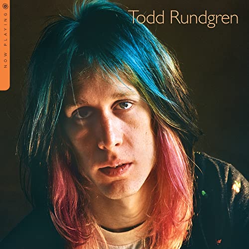 Album cover for Todd Rundgren's "Now Playing" featuring a portrait of the artist.