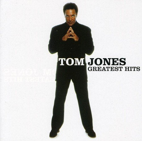 "Tom Jones Greatest Hits CD cover featuring Tom Jones in a black suit."