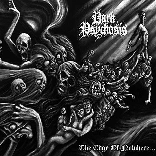 "Album cover art featuring a dark, monochromatic illustration of grotesque, intertwined figures."