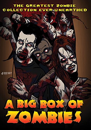 DVD cover featuring a group of cartoon zombies with glowing red eyes.