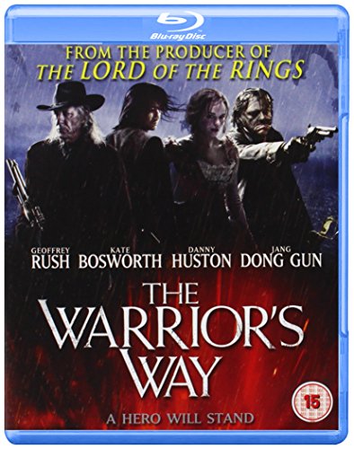 "Blu-ray case for 'The Warrior's Way' with four characters on the cover."