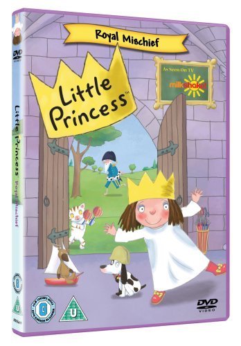 DVD cover for “Little Princess Royal Mischief” featuring a princess and animals.