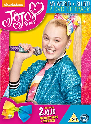 JoJo Siwa DVD giftset cover featuring a smiling girl with a bow.