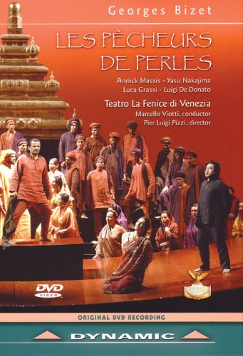 DVD cover for Bizet’s “Les Pecheurs De Perles” opera performance.