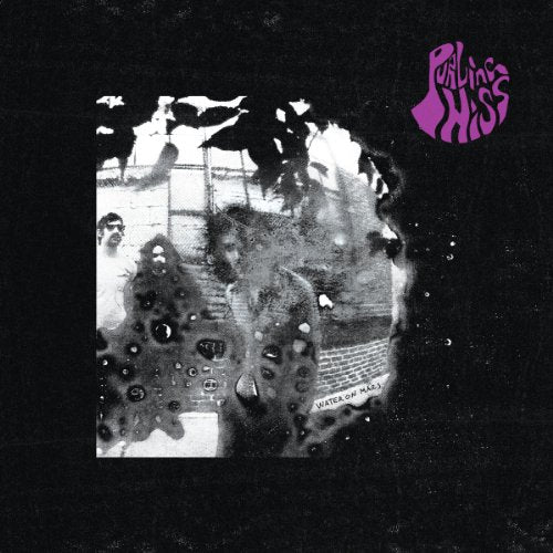Purling Hiss album cover, distorted photo with pink band logo.