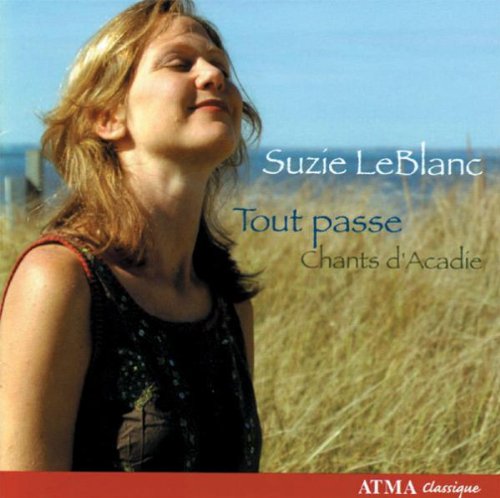 "Album cover featuring a woman in a field with text overlay."