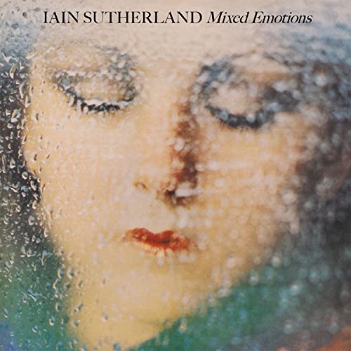 CD cover for Iain Sutherland’s “Mixed Emotions” featuring a blurred face.