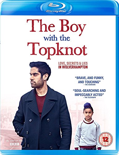 Blu-ray cover for The Boy with the Topknot featuring a man and a child.