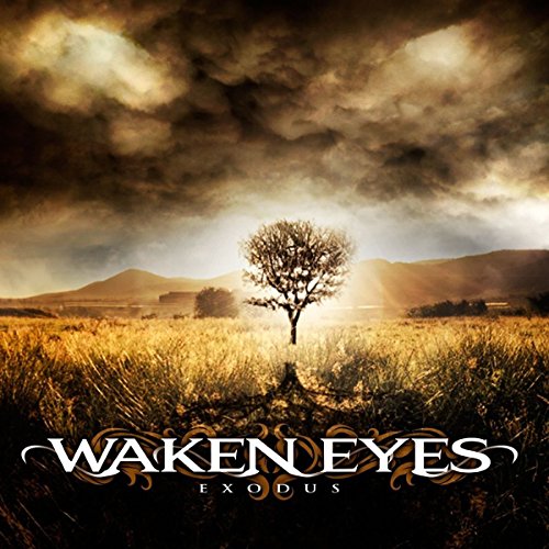 CD cover for "Waken Eyes - Exodus" featuring a lone tree in a field.